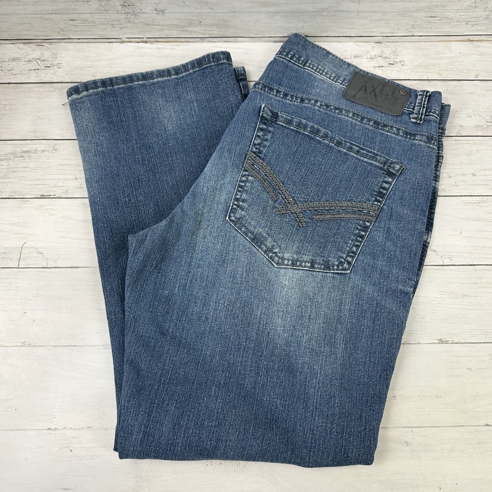 TK Axel‎ Slim Straight Blue Jeans Men's 38x30